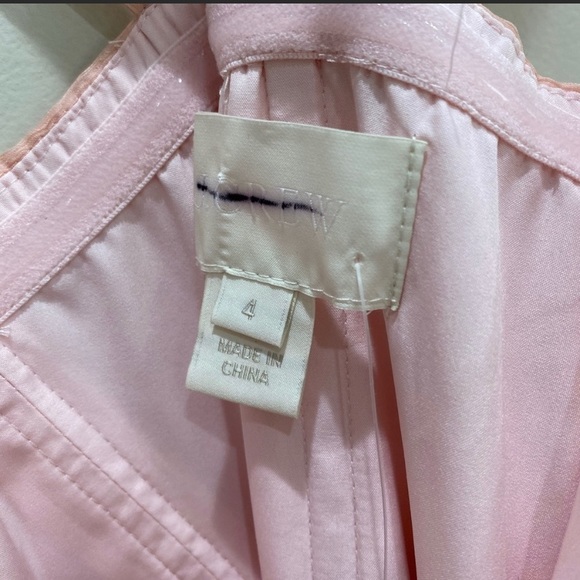 NWT’s JCrew Pink Bridesmaid Prom Dress size 4 - Picture 3 of 6